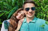 Дмитрий Комаров и его жена Александра Кучеренко