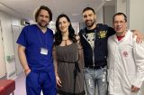 Віталій Козловський побував в Охматдиті: «Я тримав в руках кулю, яку витягли з мозку дитини»