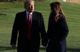 Забудем все обиды: Дональд и Мелания Трамп не скрывают нежных чувств друг к другу