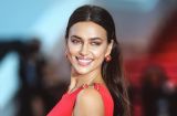 Вся в красном! Ирина Шейк вышла в свет в стильном наряде Prada