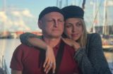 Оля Полякова с мужем