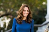 Кейт Миддлтон в синем платье Jenny Packham