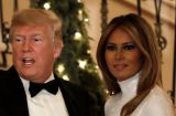 Мелания Трамп подчеркнула стройную фигуру облегающим белоснежным платьем