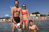 Сергей Притула с женой и детьми