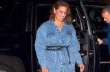 Когда забыла надеть брюки: модель plus-size Эшли Грэм вышла в свет в одной джинсовке на голое тело