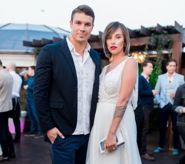 Дмитрий Черкасов с женой