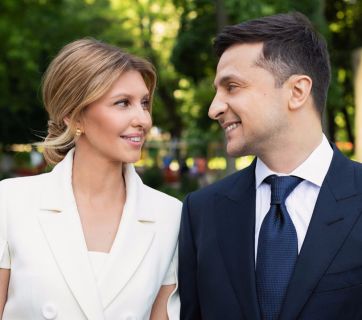 Владимир и Елена Зеленские