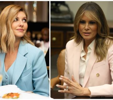 Елена Зеленская и Мелания Трамп