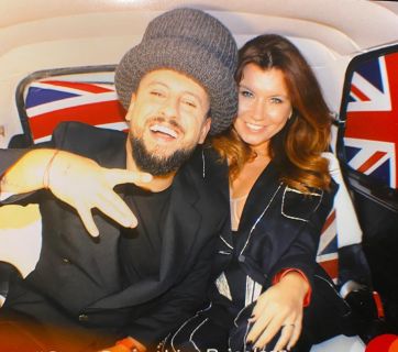 Дима Монатик и его жена Ирина Монатик побывали в Лондоне на премии Brit Awards 2020