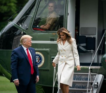 Мелания и Дональд Трамп