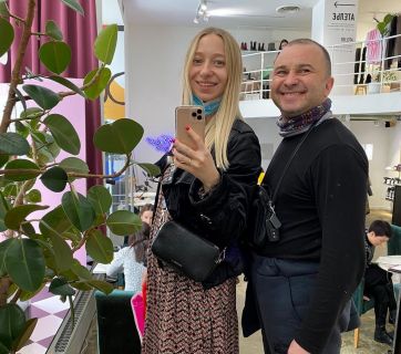 Виктор Павлик и его жена Екатерина Репяхова
