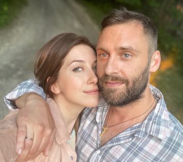 Стася Ровинская и ее муж
