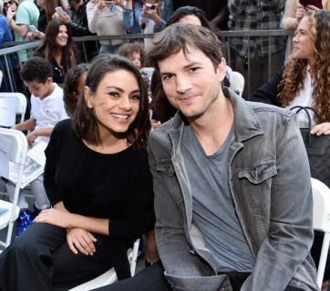 Міла Куніс та Ештон Кутчер