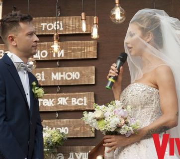 Дмитро Ступка і Поліна Логунова