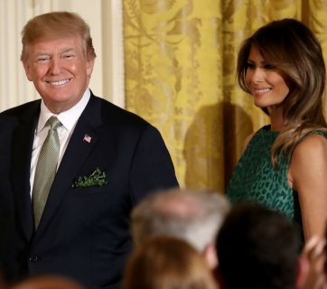 Мелания и Дональд Трамп