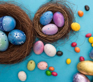 Яйця на Великдень
