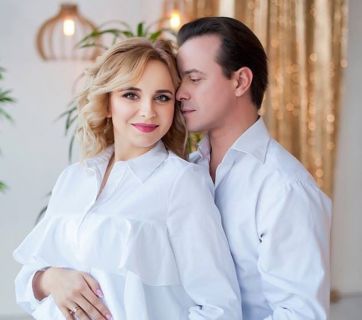 Лилия Ребрик с мужем
