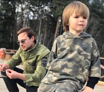 Алексей Чадов с сыном
