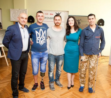 Соломия Витвицкая и герои АТО в Запорожье