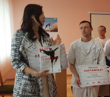 Соломия Витвицкая вручила украинским протезистам сертификаты на обучение в Канаде