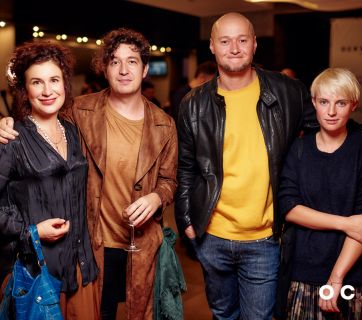 Ольга и Дмитрий Шуровы и Андрей Хлывнюк с женой