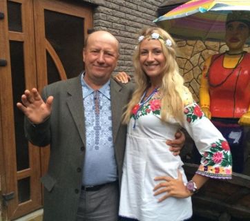 Леся Никитюк с папой