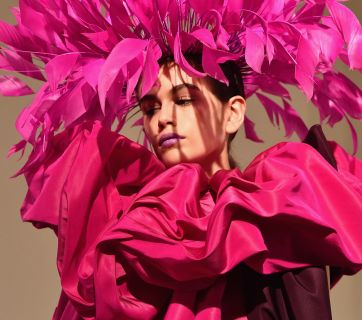 Звезда подиума: 16-летняя Кайя Гербер поразила нарядом на показе Valentino