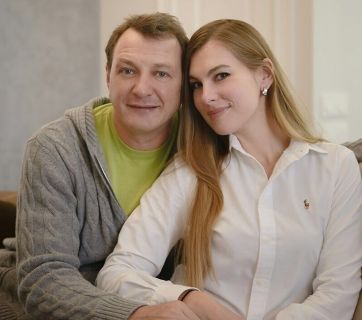 Марат Башаров с женой