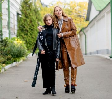 Ольга Фреймут и ее дочь Злата