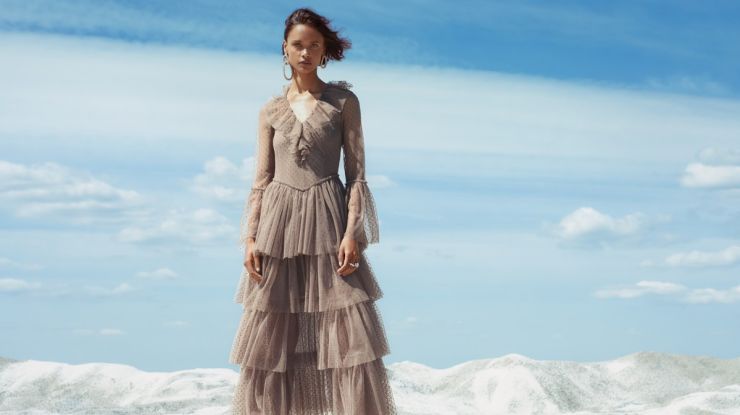 Платье из новой коллекции H&M в коллаборации с ливанским дизайнером Sandra Mansour