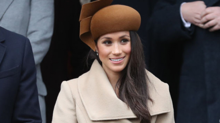 Меган Маркл в пальто Sentaler из альпаки