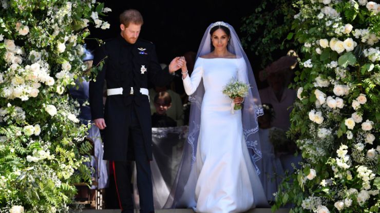 Меган Маркл в свадебном платье от Givenchy