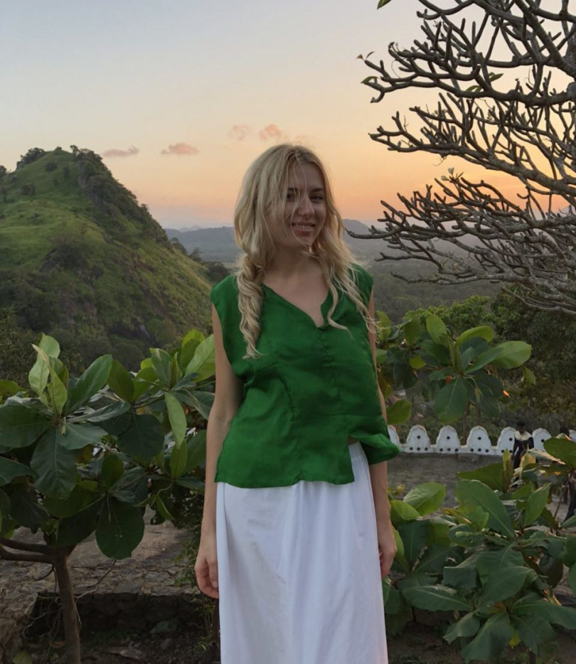 Ольга Горбачева на отдыхе