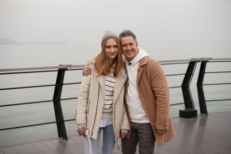 Олександр Педан і його дочка Лера