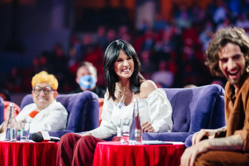 Маша Ефросинина на шоу Лига Смеха 2021