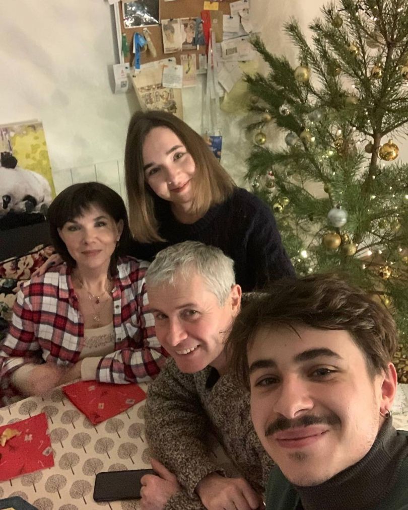 Костянтин Грубич і його діти, сімя