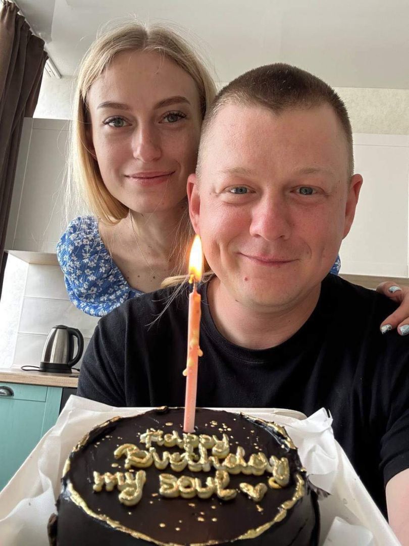 актор Михайло Досенко і його дружина