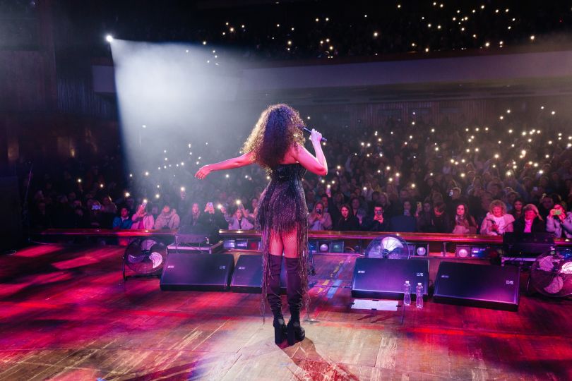 Настя Каменських на концерті