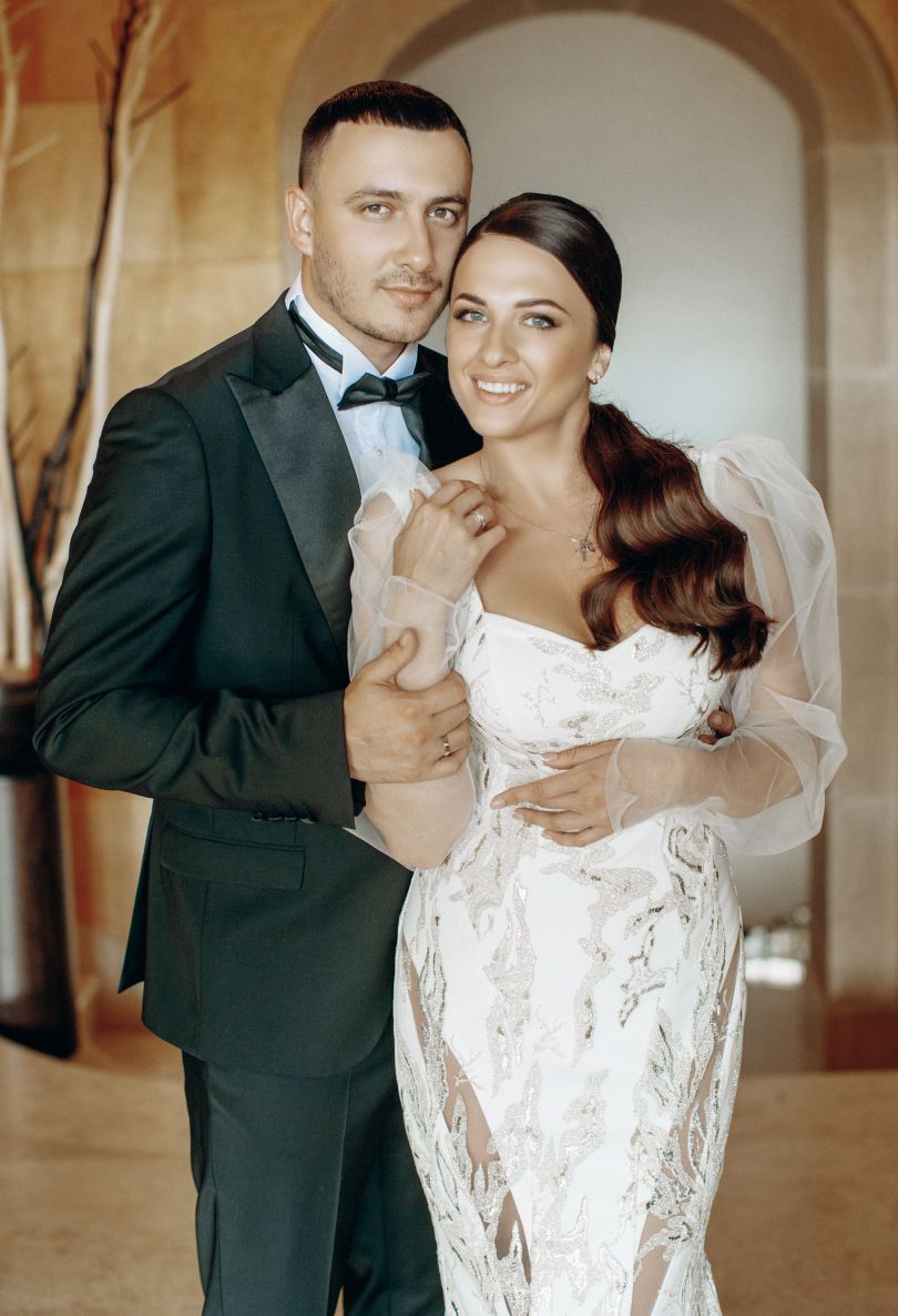 Ivan NAVI и его жена Романия на свадьбе