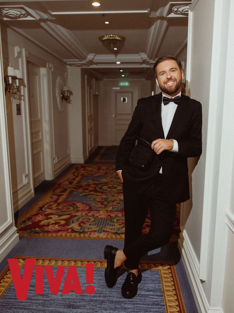 фронтмен гурту &laquo;Без Обмежень&raquo; Сергій Танчинець та його дружина Юліана в журналі Viva!