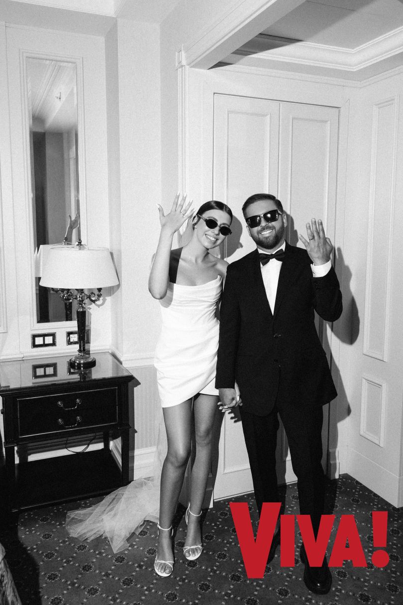 фронтмен гурту &laquo;Без Обмежень&raquo; Сергій Танчинець та його дружина Юліана в журналі Viva!