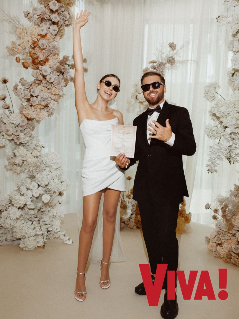 фронтмен гурту &laquo;Без Обмежень&raquo; Сергій Танчинець та його дружина Юліана в журналі Viva!