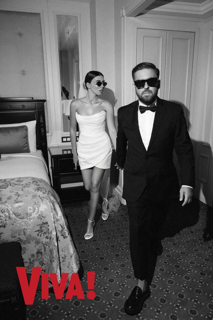 фронтмен гурту &laquo;Без Обмежень&raquo; Сергій Танчинець та його дружина Юліана в журналі Viva!