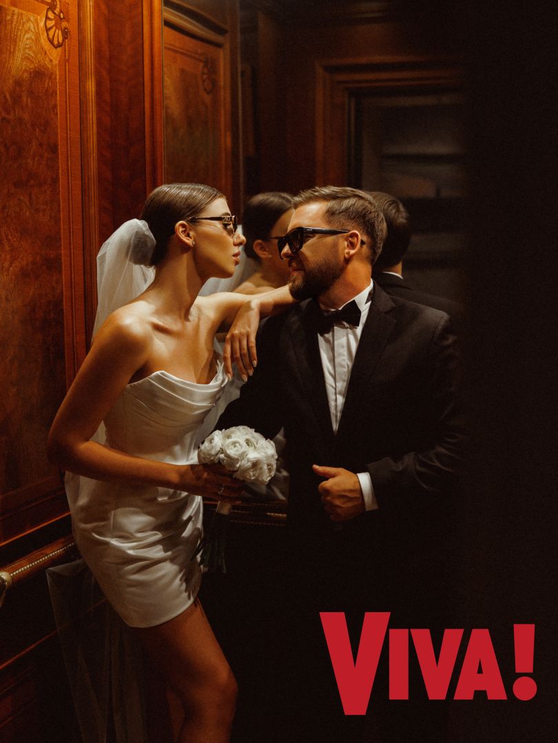 фронтмен гурту &laquo;Без Обмежень&raquo; Сергій Танчинець та його дружина Юліана в журналі Viva!