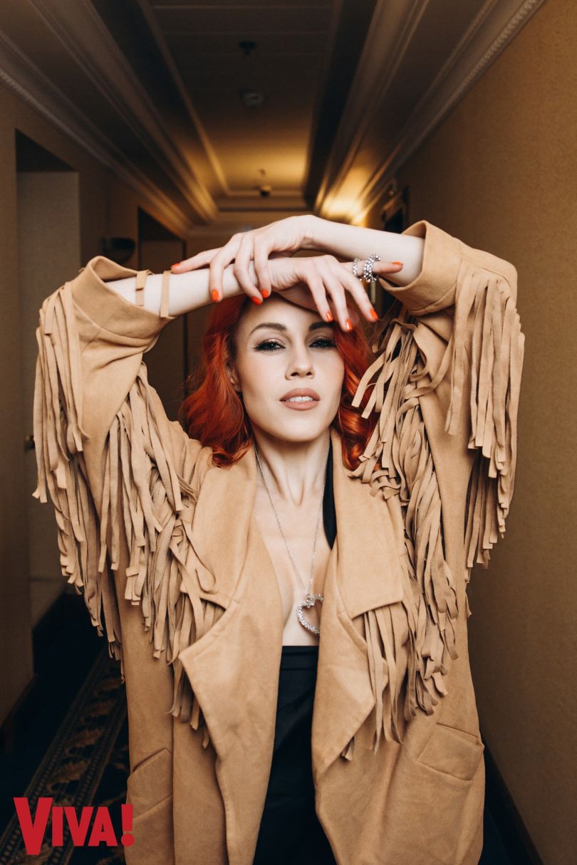 Олена Тополя у фотосесії для журналу Viva!