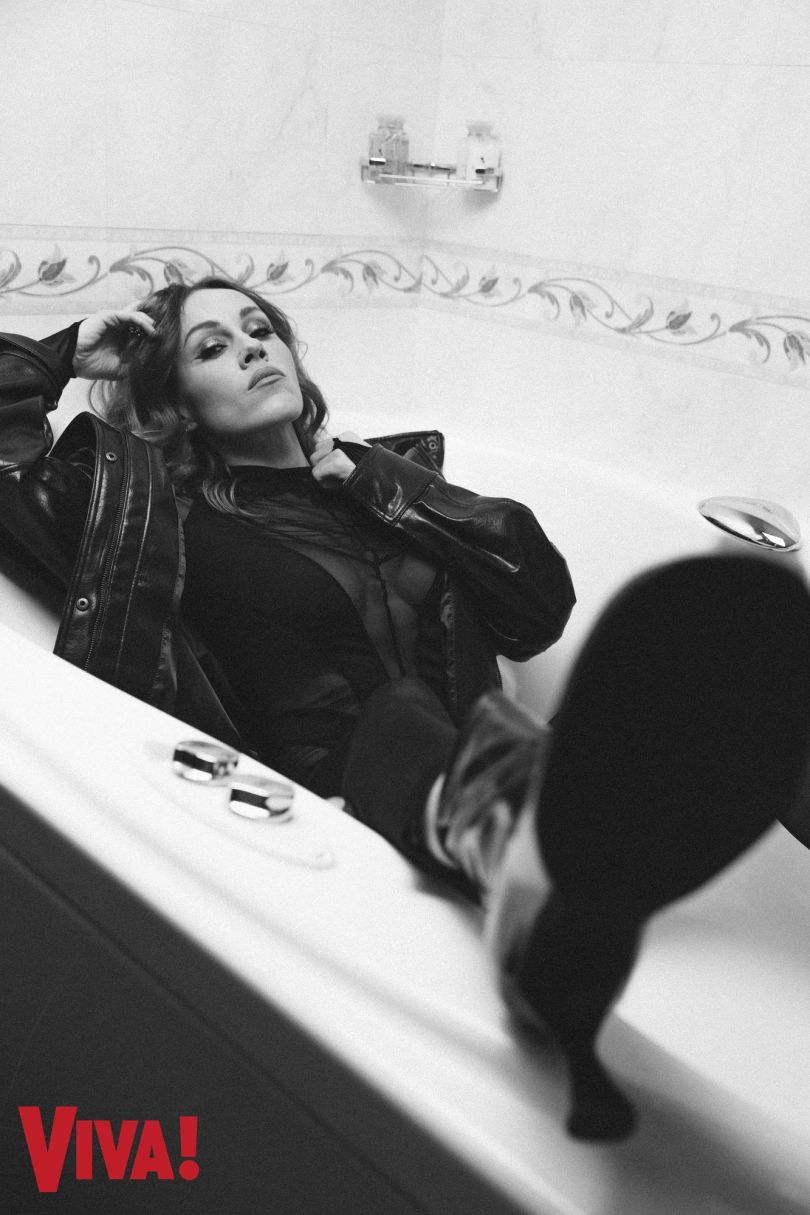 Олена Тополя у фотосесії для журналу Viva!