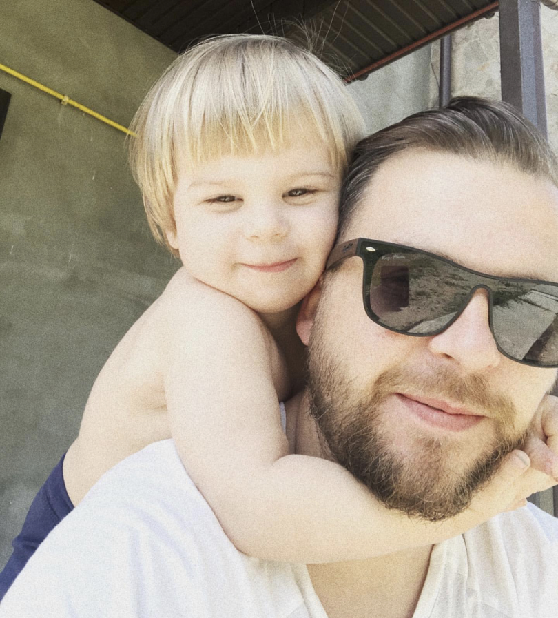 Сергій Танчинець з сином