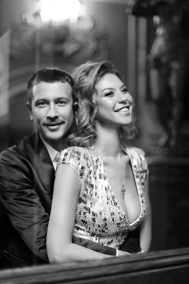 Дмитро Ступка і Поліна Логунова