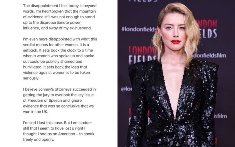 Ембер Херд про суд