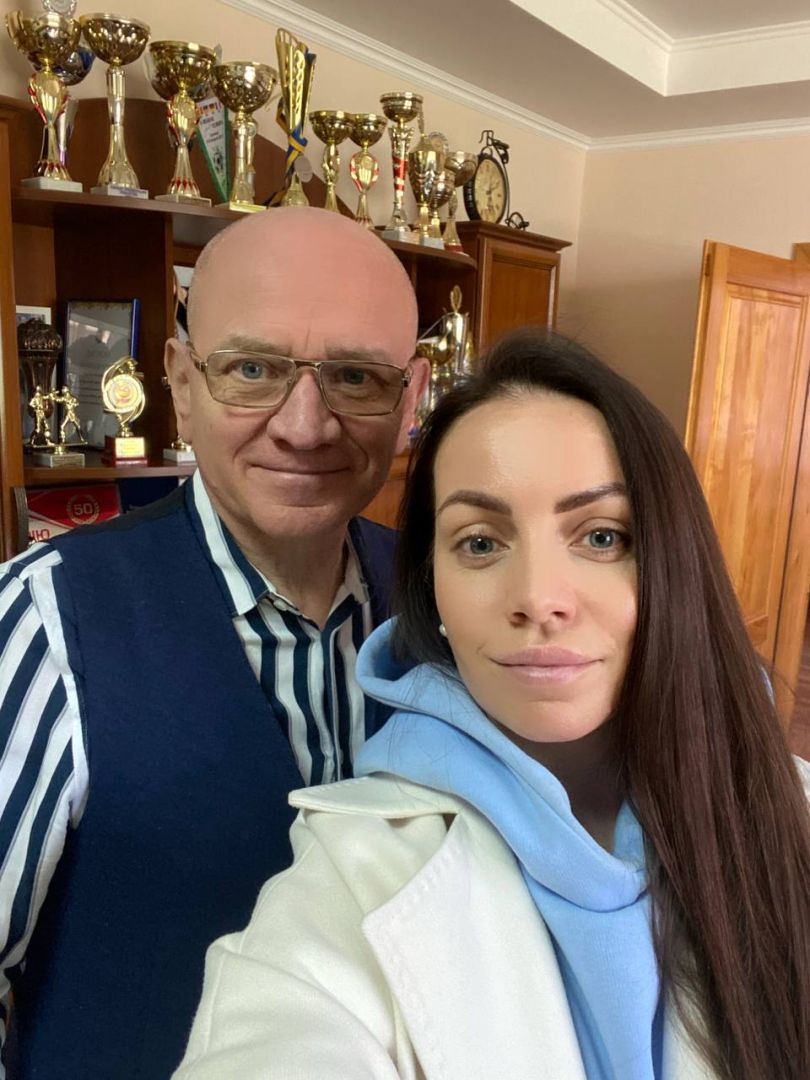 Юлія Зорій з батьком